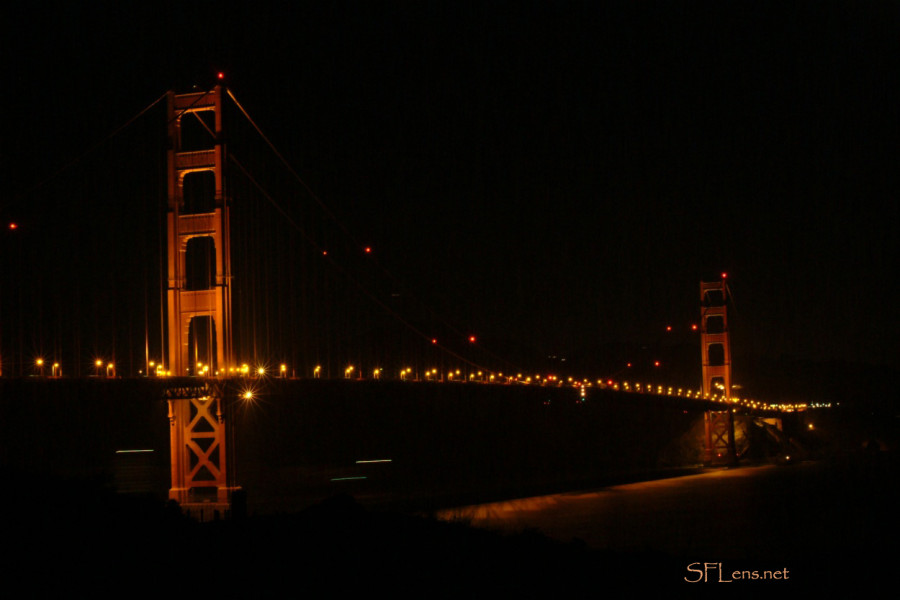 Golden Gate Bridge Christmas Eve 2011